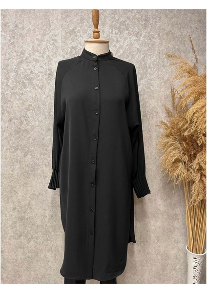 25Y1176 Tunik Kolları Nervürlü - Eylül - 25Y1176 - Siyah - 1