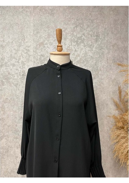 25Y1176 Tunik Kolları Nervürlü - Eylül - 25Y1176 - Siyah - 1