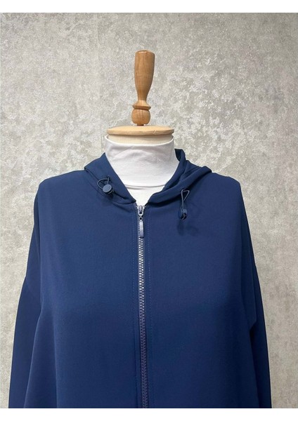 25Y1428 Tunik Kanguru Cepli Komple Fermuar Kapama - Eylül - 25Y1428 - Lacı - Standart