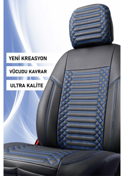 Hyundai Elantra (2003-2010) Uyumlu Tam Set Oto Koltuk Kılıfı Dıamond Serisi .5 indirimleri