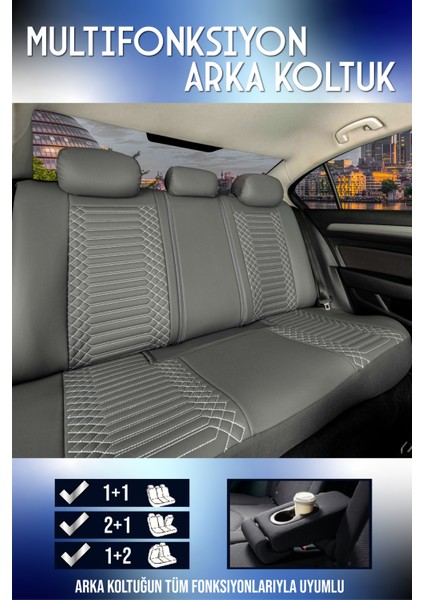 Hyundai Elentra (2003-2010) Uyumlu Tam Set Oto Koltuk Kılıfı Dıamond Serisi .1 modelleri