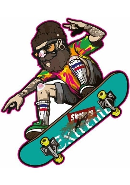 75 x 85 mm Sticker 10'lu