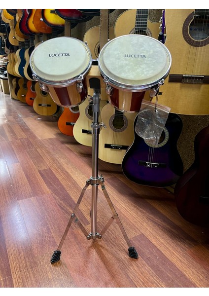 Hayvan Derili Ağaç Bongo 7'' ve 8'' Çap Kod 0297