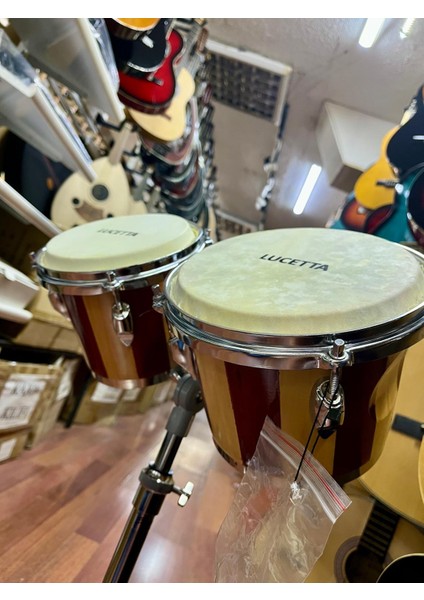 Hayvan Derili Ağaç Bongo 7'' ve 8'' Çap Kod 0297 fırsatları