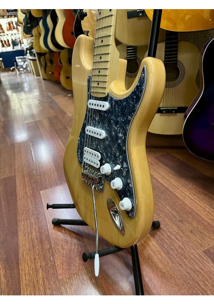 Naturel 2 Sıngle 1 Humbucker Elektro Gitar-Kılıf Kablo Pena Dahil