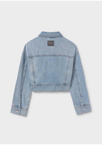 Yazlık Kız Çocuk Denim Ceket - Mavi fırsatları