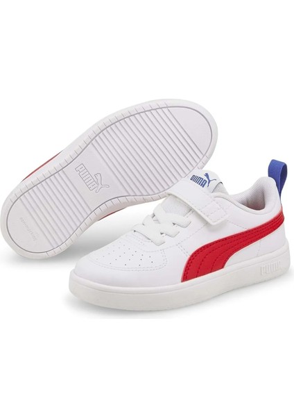 385836-05 Rickie Ac Ps Ortopedik Çocuk Spor Ayakkabı Beyaz-Kırmızı