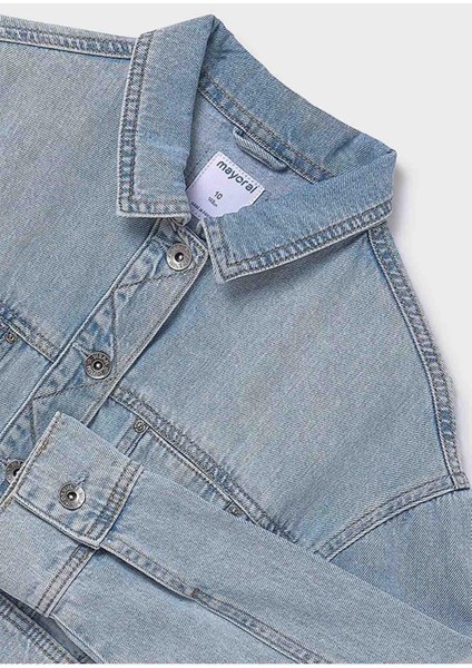 Yazlık Kız Çocuk Denim Ceket - Mavi modelleri