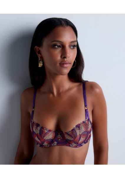 Life Celebration Yarım Kaplı Sütyen, Balenli, Lurex Detaylı, Renkli Işlemeli fiyatları