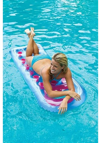Bardaklı Mavi Kırmızı Yatak 188x71 Cm Idy59895 modelleri