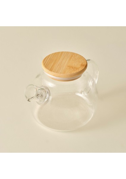 Doğal Seramik Demlik 1000 ml, Şık ve Sağlıklı Çay Demleme Eşyası, Cam Materyal, 1 L fiyatları