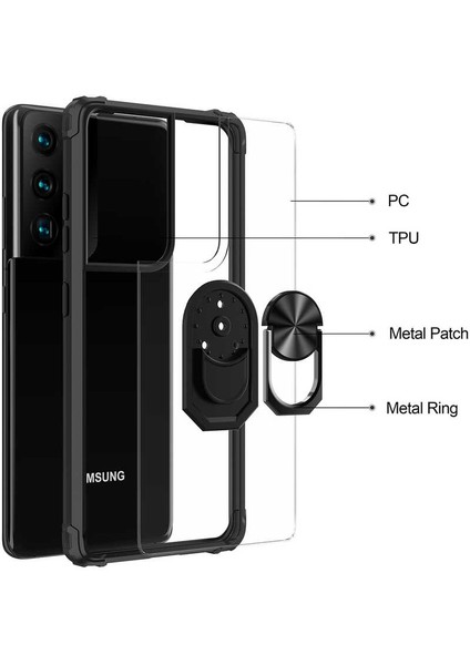 Samsung Galaxy S21 Ultra Kılıf Tuva Mola Kapak-Kırmızı fiyatları