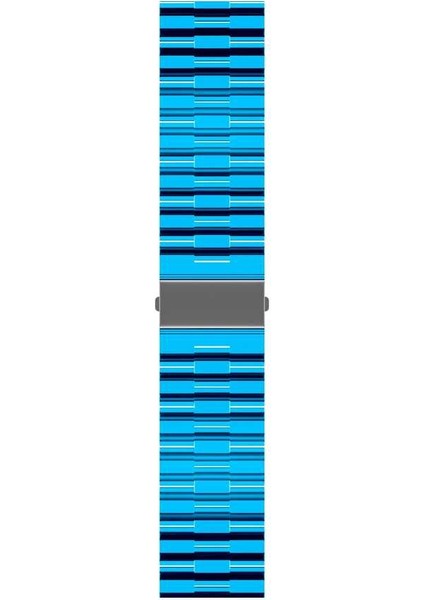 Samsung Galaxy Watch Active 2 40MM Uyumlu Krd-27 20MM Kordon - Mavi