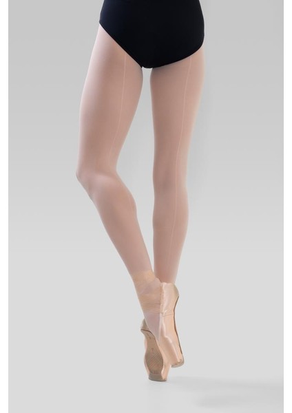 Dancewear Arkası Çizgili Pembe Bale Çorabı fiyatları