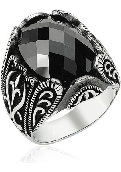 925 Ayar Gümüş Zirkon Taşlı Yüzük