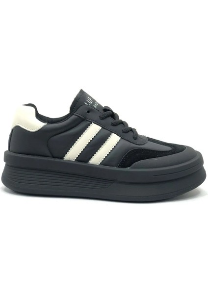 122230019 Chrıstına Sneaker Deri Spor Ayakkabı Siyah modelleri