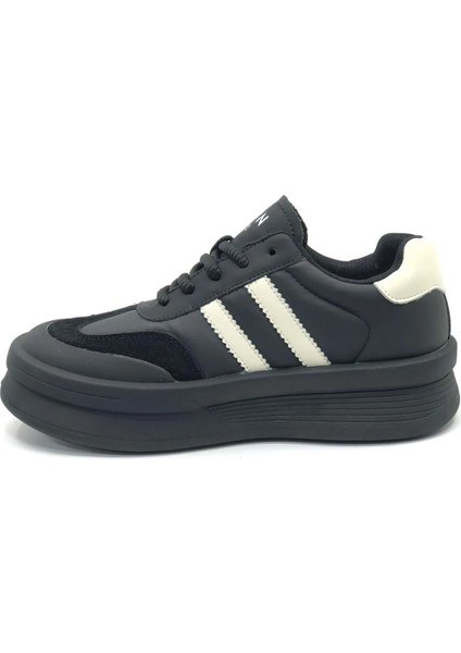 122230019 Chrıstına Sneaker Deri Spor Ayakkabı Siyah indirimleri