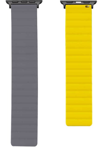 ​​​Watch 7 41MM Uyumlu Krd-52 Kordon - Gri-Kırmızı fiyatları