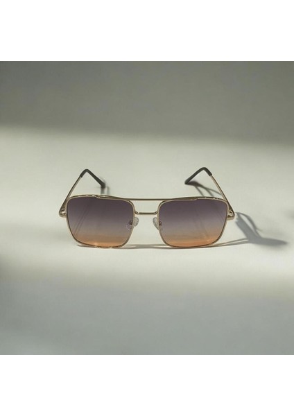 UV400 Korumalı Unisex Gold Güneş Gözlüğü modelleri
