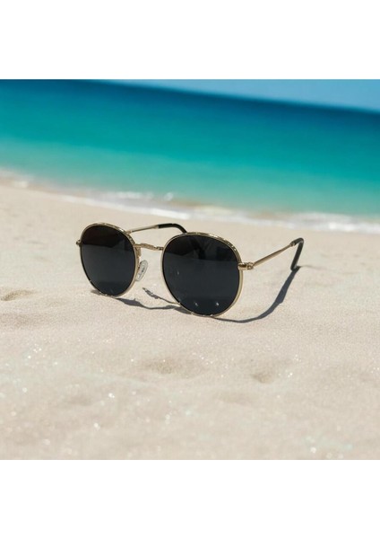 UV400 Korumalı Unisex Gold Güneş Gözlüğü modelleri
