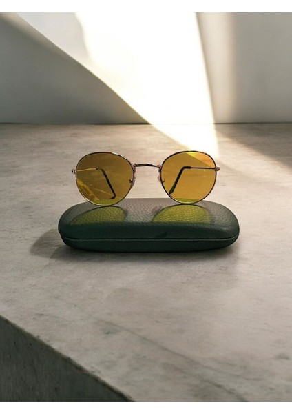 UV400 Korumalı Erkek Unisex Oval Güneş Gözlüğü