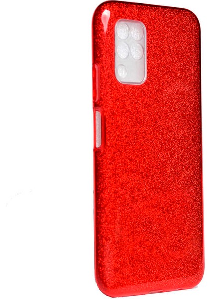 Huawei P40 Lite Kılıf Tuva Shining Silikon-Kırmızı fırsatları