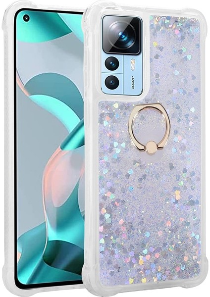 Xiaomi Mi 12T Kılıf Tuva Milce Kapak-Gümüş