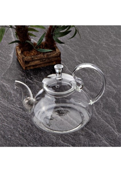 Ateşe Dayanıklı 800ml Cam Demlik, Düşmez Kapaklı, Şık ve Kullanışlı Tasarım fiyatları