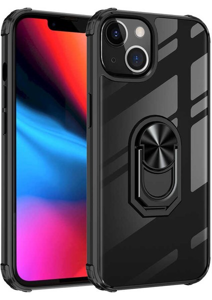 Apple iPhone 13 Mini Kılıf Tuva Mola Kapak-Siyah