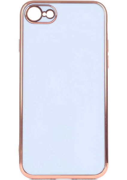 Apple iPhone 7 Kılıf Tuva Bark Kapak-Mavi Açık