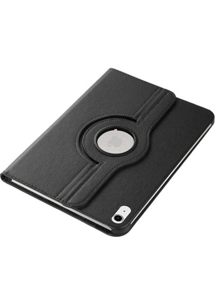Apple iPad 11.nesil 2025 Dönebilen Standlı Kılıf - Siyah