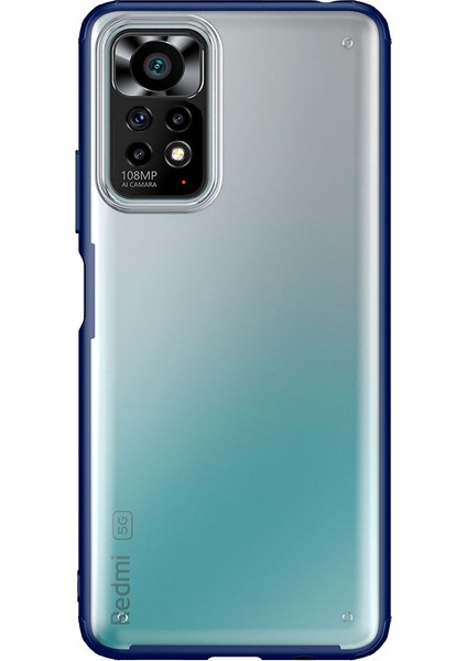 Xiaomi Redmi Note 11 Global Kılıf Tuva Volks Kapak-Lacivert