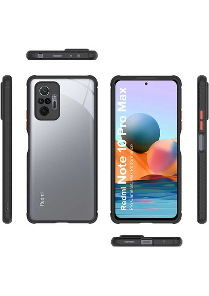 Xiaomi Redmi Note 10 Pro Kılıf ​​tuva Kaff Kapak-Mor