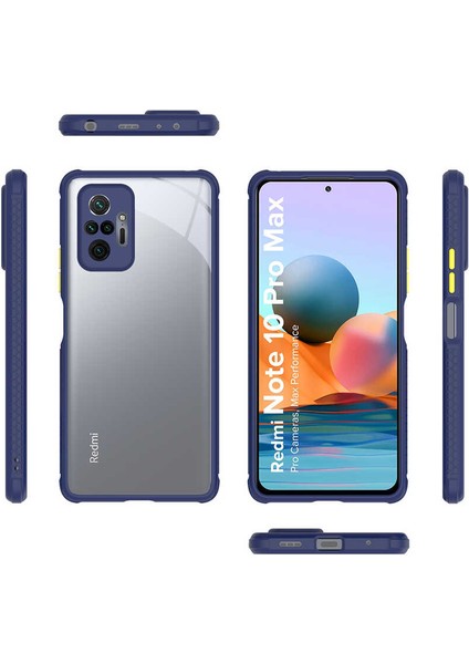 Xiaomi Redmi Note 10 Pro Kılıf ​​tuva Kaff Kapak-Mor