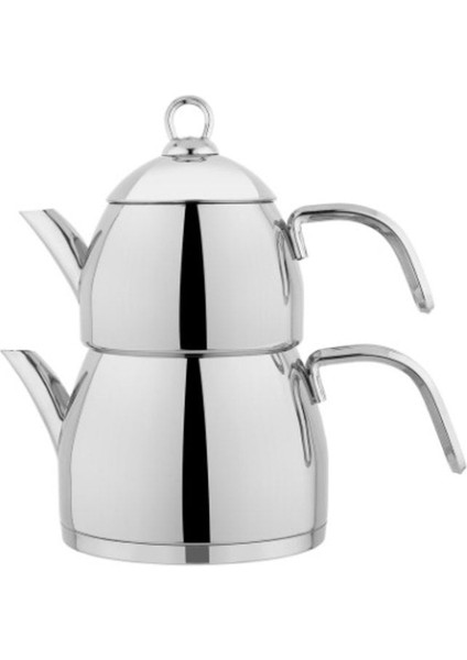 Paslanmaz çelik çaydanlık takımı, şık ve dayanıklı mutfak aksesuarı