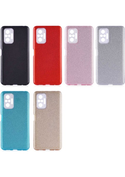 Xiaomi Redmi Note 10 Pro Kılıf Tuva Shining Silikon-Gri