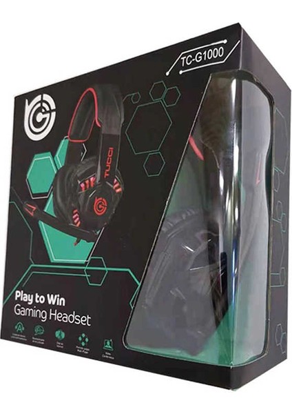 Zore TC-1000 Oyuncu Kulaklığı 3.5mm-Siyah-Kırmızı modelleri