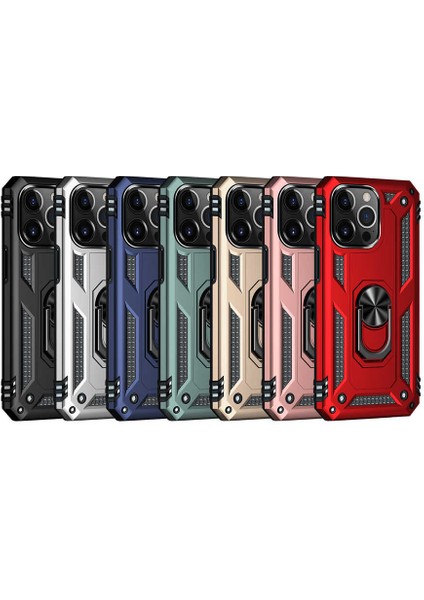 Apple iPhone 13 Pro Max Kılıf Tuva Kapak-Siyah