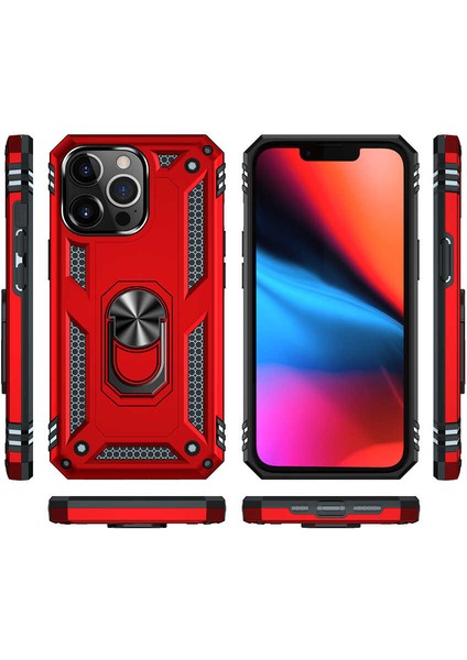Apple iPhone 13 Pro Max Kılıf Tuva Kapak-Siyah