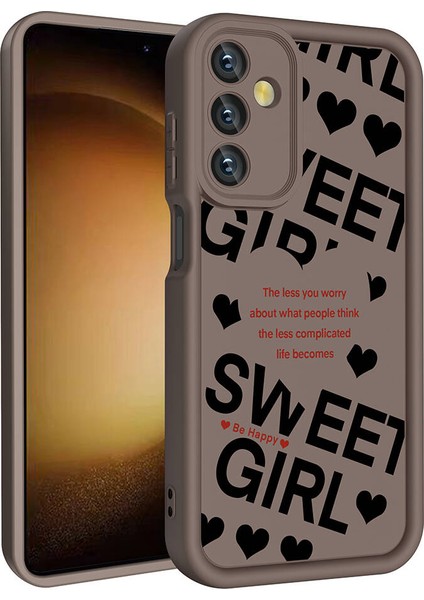 Samsung Galaxy A05S Kılıf Kamera Korumalı Baskılı Arka Yüzey Tuva Klas Kapak-Siyah