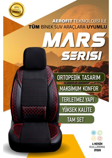 Ford C-Max (2011-2016) Uyumlu Tam Set Oto Koltuk Kılıfı Mars Serisi .4