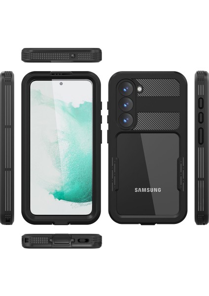 Samsung Galaxy S23 Plus Kılıf 1-1 Su Geçirmez Kılıf-Siyah