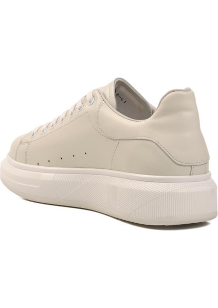 Hakiki Deri Erkek Beyaz Sneaker Marcomen 152-21028 M fırsatları
