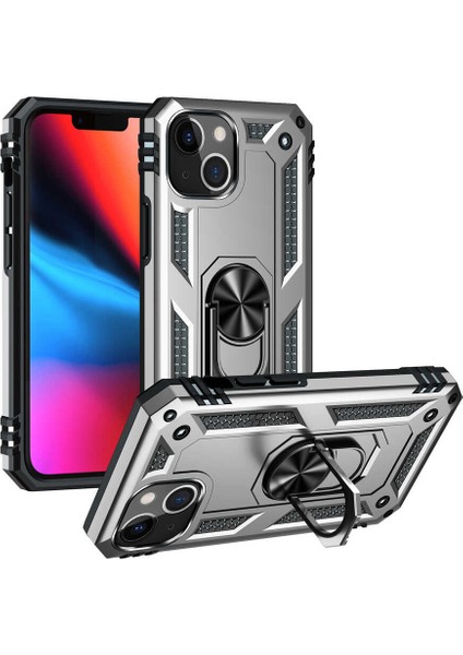 Apple iPhone 13 Mini Kılıf Tuva Kapak-Gri
