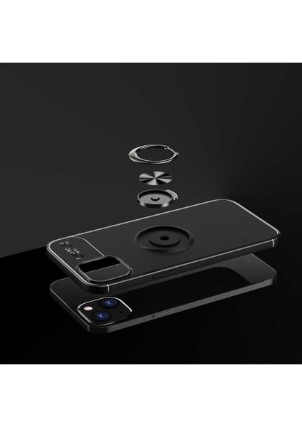 Apple iPhone 13 Mini Kılıf Tuva Ravel Silikon Kapak-Mavi