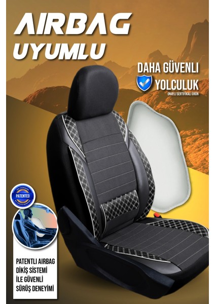 Volkswagen Passat B8.5 (2023-2024) Uyumlu Tam Set Oto Koltuk Kılıfı Mars Serisi .3 fırsatları