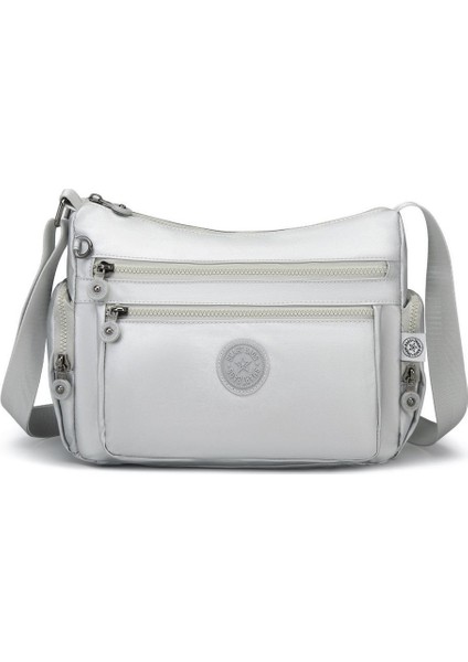 Metalik Kumaş Kadın Postacı Çantası Smart Bags 1115