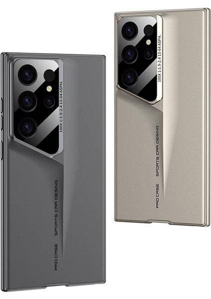 Samsung Galaxy S23 Ultra Kılıf Ultra Ince Kamera Korumalı Sert Rubber Tuva Procase Kapak-Mor