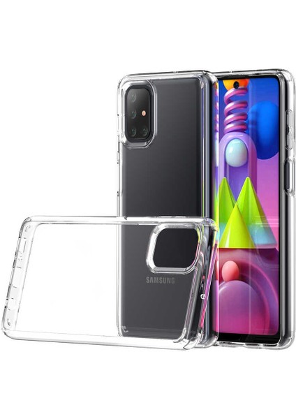 Samsung Galaxy M51 Kılıf Uzrm Coss Kapak-Renksiz
