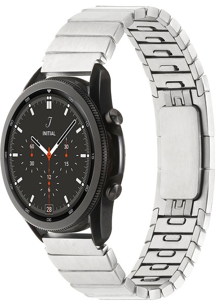 Galaxy Watch 46MM Uyumlu Krd-82 22MM Metal Kordon - Gümüş